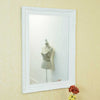 Carrington White Wall Mirror 110 x 79 CM