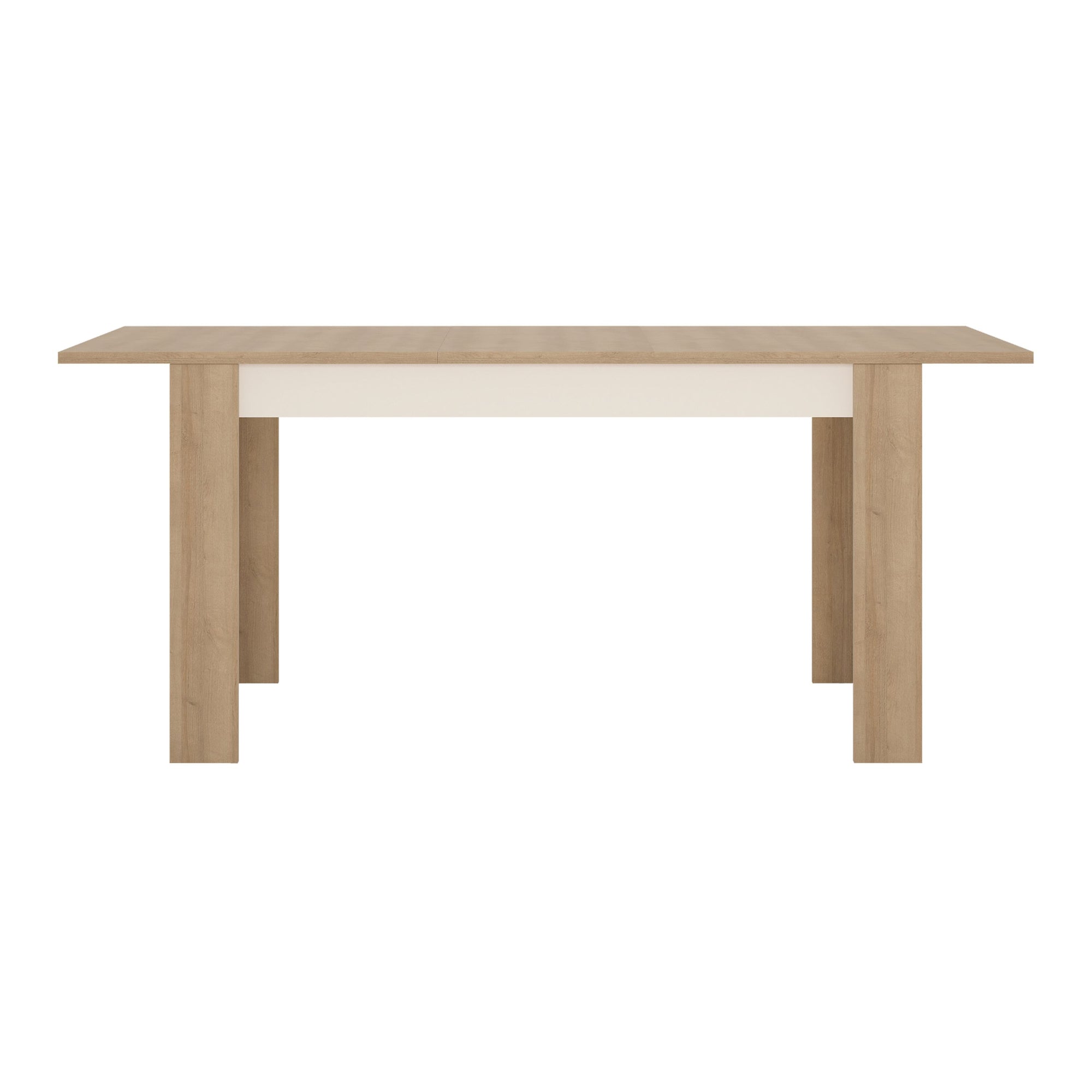 Axton Woodlawn Medium Extending Dining Table 140/180 cm + 4 Milan High Back Chair Grey