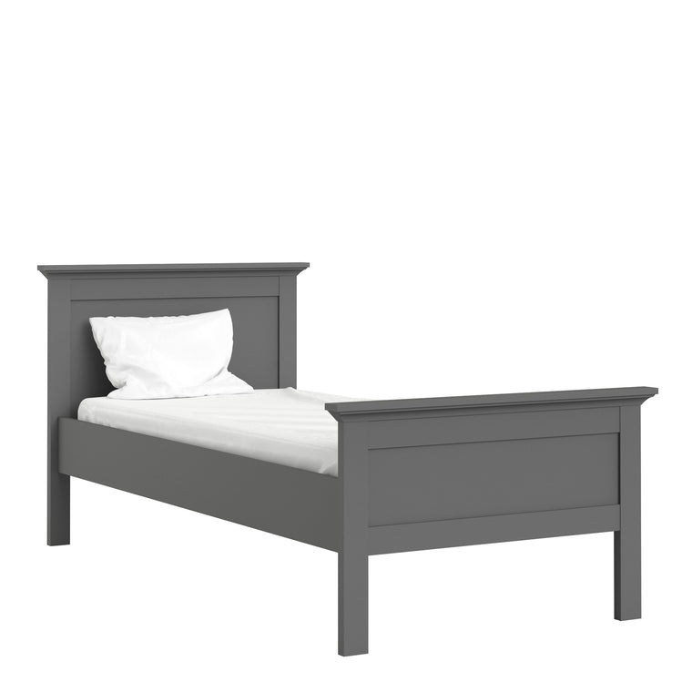 Axton Westchester Single Bed (90 x 200) in Matt Grey