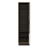 Axton Belmont Tall Glazed Display Cabinet (RH) With The Walnut And Dark Panel Finish