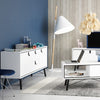 Axton Longwood Sideboard 2 Doors + 2 Drawers In Matt White