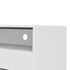 Axton Longwood TV-Unit 1 Door + 1 Drawer In Matt White