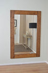 Carrington Dark Natural Wood Large Wall Mirror 178 x 117 CM