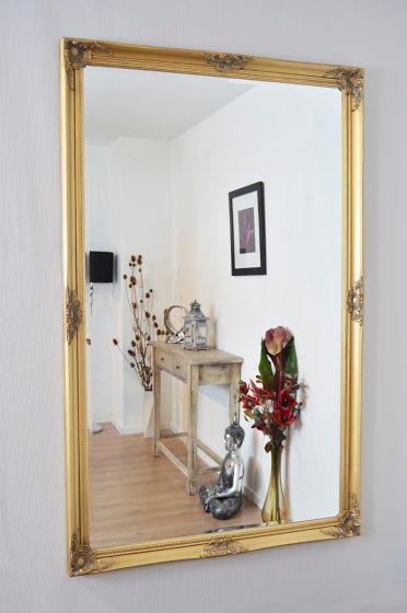 Carrington Gold Classic Large Wall Mirror 168 x 107 CM