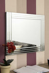 Carrington All Glass Triple Edge Bevelled Mirror 68 x 58 CM