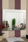 Carrington All Glass Triple Edge Bevelled Mirror 68 x 58 CM