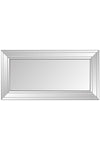 Carrington All Glass Modern Bevelled Full Length Leaner Mirror 174 x 85 CM