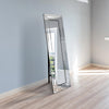 New Triple Bevel Large Modern Venetian Cheval Free Standing Mirror 5Ft X 1Ft3 (150 X 40cm)